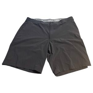 Hogan Black Flat Front Shorts Modern Design